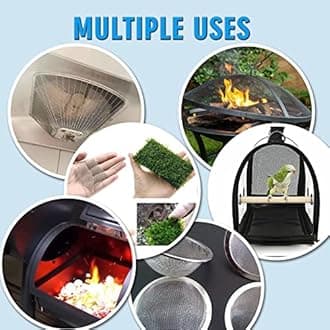 Valchoose 2PACK Stainless Mesh Screen 12”X24”(305mmX610mm), 20 Mesh 304 Steel Woven Wire Mesh, 1mm Hole Sturdy Easy to Cut Never Rust for Window Screen, Vent, Cage, Garden