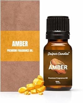 Amber Fragrance Oil | 15 ml | Aroma Oil for Home Fragrance | Best for Aromatherapy | Use in Diffusers, Candles, Air Fresheners (15ML, Amber)