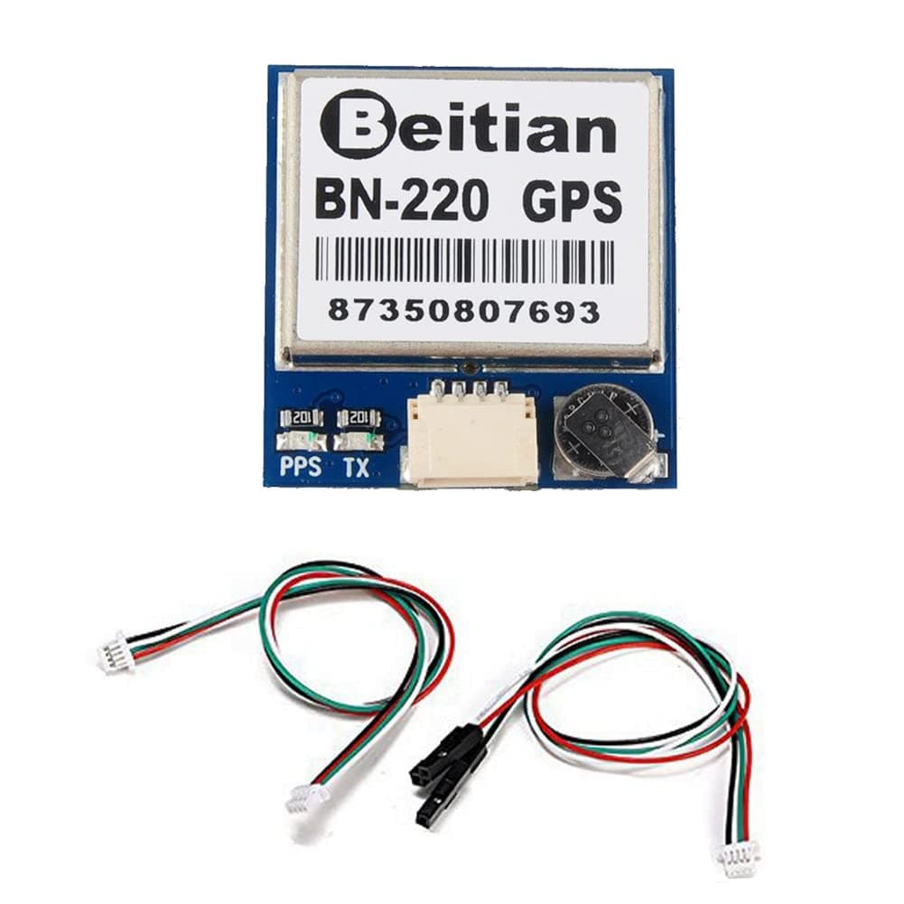 BN-220 Dual GPS Glonass Module Navigation TTL Level 9600bps + GPS Passive Antenna for Arduino Raspberry Pi Pixhawk F3 CC3D Betaflight F4 Flight Control Geekstory