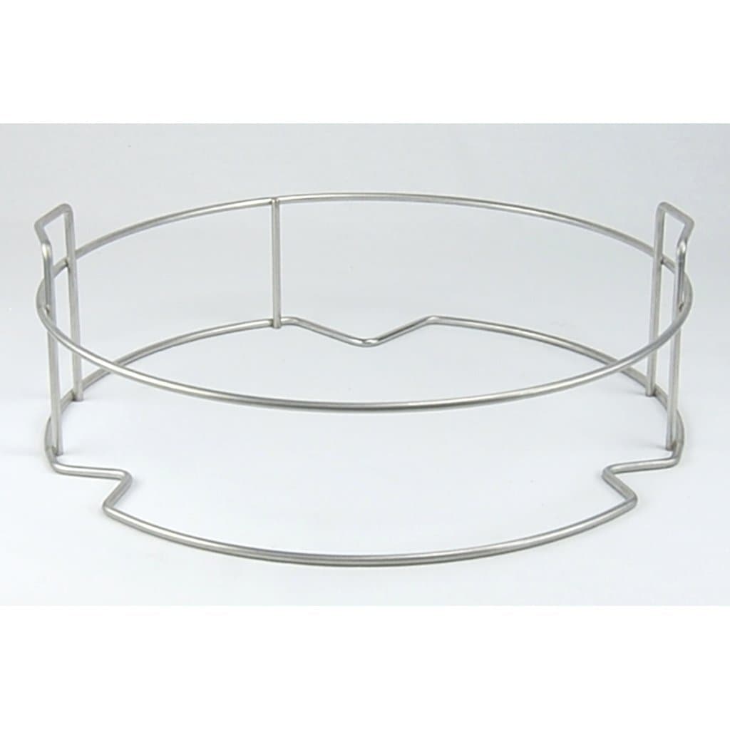 3 Piece Ceramic Grill Store Large Eggspander Combo for Large Big Green EGG, Conveniently Manages Conveggtor. Quickly Lifts In & Out . Big Second Level Sliding Grid. Pairs with EGG Cooking Grid for Expanded Levels. Made in USA.