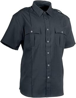First Class mens Polyester Uniform Shirt Button Down Shirt
