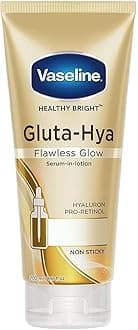 Vaseline Gluta-Hya Flawless Glow, 200ml, Serum-In-Lotion, Boosted With GlutaGlow, for Visibly Brighter Skin from 1st Use