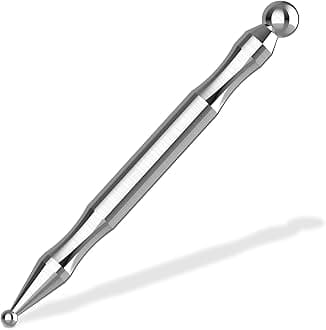 Acupuncture Pen, Facial Reflexology Tools Stainless Steel, Trigger Point Massager Tool, Deep Tissue Massage Tool