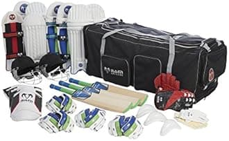 Ram Cricket Challenger Team Kit Bundle - Senior - Bats, Pads, Gloves, Helmet & Bag