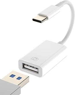 USB-C to USB A Adapter 3.0 OTG Converter Accessories Type Thunderbolt Mouse Port Hub Cable Adaptador Compatible for Samsung for MacBook Pro for IPhone15 Pro Max Plus for ipad 10、Air4/5、Mini6