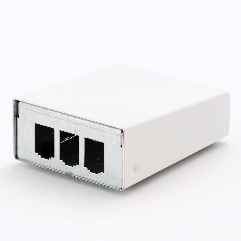 METZ Connect 130861-0302-E 3 Port Network Patch Panel Unstuffed 1 U