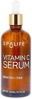 Spa Life Face Serum: Brightening and Tone Vitamin C Serum 110 ML (3.7 oz)