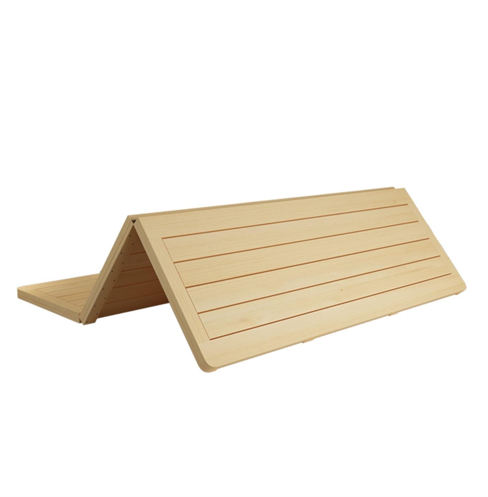 Foldable Bed Support Board, Solid Wood Breathable Ranked Skeleton Simples Wooden Mattress Soft Bed Becomes Hard Waist Protector Bed Board For Sofa(80x150cm)