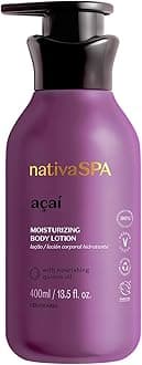 Nativa SPA by O Boticário, Açaí Moisturizing Body Lotion | Long-Lasting Hydration and Lightweight, Fragranced Moisturizer, 13.5 Ounce