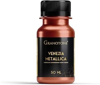 GRANOTONE Venezia Metallic Acrylic Paint Copper Colour 50 ml Extra Sheen Multi Surface Non Fading Non Toxic Indoor Outdoor for Artists Hobbyists and Kids Made in India