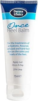 Once Heel Balm | Long-lasting Relief for Rough, Dry & Callused Feet | Paraben-free, Clinically Proven, Suitable for Diabetics | Visible Results in 1 Day | 75ml