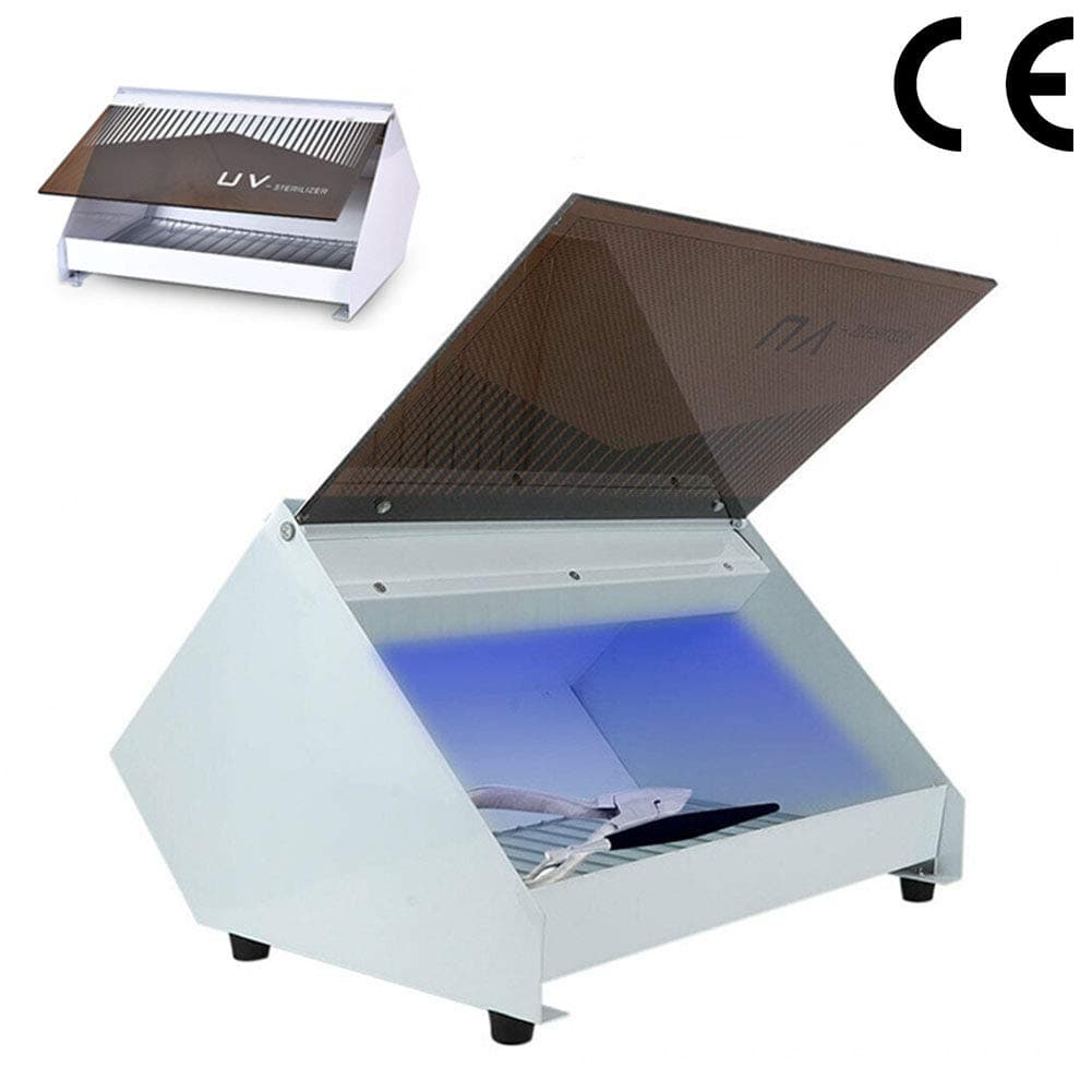 UV Disinfection Cabinet,Double Sterilization Belt Isolation Frame Push-Pull Handle Ultraviolet Sterilization Box, for Underwear Toy Beauty Tools