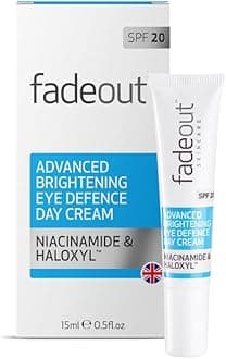 Fade Out Advanced Whitening Eye Defence Day Cream-Spf 20-Brighten & Correct Uneven Skin-Reduce The Appearance Of Dark Circles-Uva/Uvb Protection-Illuminate Under-Eye Area-Quick Absorb-15Ml