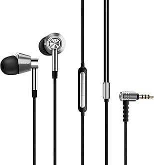 1MORE Triple Driver Wired In Ear Earphone with Mic - Titanium