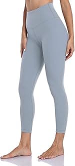 HeyNuts Essential Leggings, High Waisted Soft Pants Compression Workout Athletic Yoga Pants