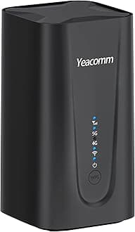 5G Router AX3600 WiFi-6 Modem with Sim Card Slot,NR NSA/SA 5G Cellular Router Up to 4.67Gbps,Dual Band Gigabit Wireless & LTE Cat20 Gateway,Mesh,Band Lock,VPN,No Voice