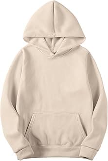 Mens Sweatshirt Basic Hooded Pullover Hoodies Unisex Men Fall Casual Fitness Long Sleeve Athletic Hoody with Pocket