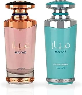 Mayar & Mayar Natural Intense EDP Sprays 100ML (3.4 OZ) Long Lasting, Floral, Fruity, Sweet Perfumes. (SUPREME BUNDLE)