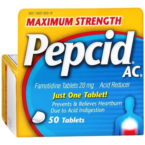 Pepcid AC Acid Reducer, Maximum Strength, Tablets 50 ea