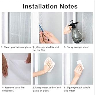 Stained Glass-Church Style Decorative Privacy Window Film Glue Free Static Cling Decals Heat Control Glass Sticker for Home Office W27.5 x H70.9(70x180cm)