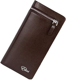 Faux Leather Women Wallet (Brown)