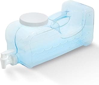 Arrow Home Products Fridge Stackable Beverage Container, 5 Quart, Clear