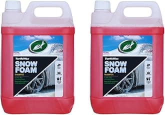 Snow Foam, Thick, PH balanced Car Shampoo. 5L, Pack of 2, Cherry Scented, Streak Free Formula Safe for All Paint, Tyres, Wheels and Trim, Perfect for Overall Car Cleaning