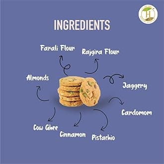 Fit Pro Healthy Lives Farali Fasting Biscuits | Nutritious, Gluten-Free Snack | Healthy, Delicious Snack for Fasting | Traditional Snack for Fasting | Snack for Fasting | No Added Sugar Each 250gm Pack of 4