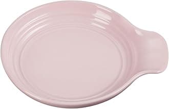 Le Creuset Stoneware Signature Round Spoon Rest 6", Chiffon Pink
