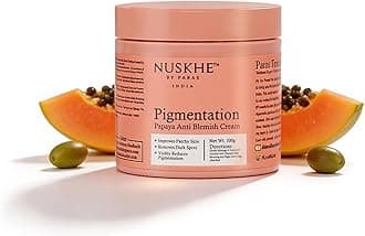 Nuskhe by Paras Ayurvedic Pigmentation Papaya Anti Blemish Cream for Pigmentation and Blemishes removal- 100 ML (Unisex Product, Suitable for all skin types)