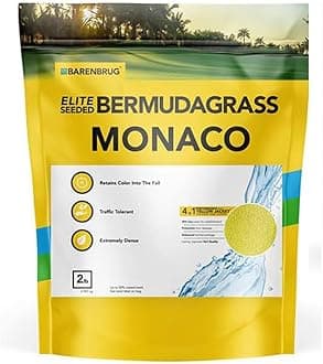 Outsidepride Monaco Bermuda Grass Seed - 10 lbs. Drought-Tolerant, Dense, Wear-Resistant Turf Grass Seeds for Lawn, Sports Fields, & High-Traffic Areas - Ideal for Warm-Season & Transition Zone Areas