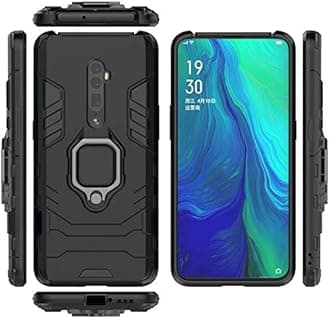 Hardcover Back Cover For Oppo Reno 10X Zoom (Black)