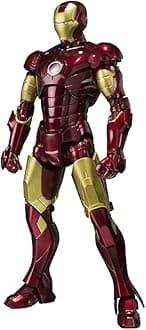 BANDAI SPIRITS S.H.Figuarts Captain Marvel Action Figure Iron Man Mark 3 About 155mm ABS & PVC & Diecast Movable Figure