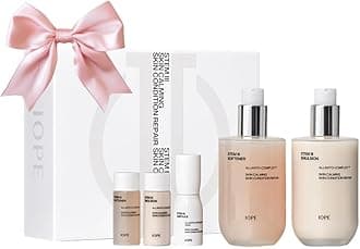 IOPE STEM III Skin Care Gift Set - Korean Timeless Skincare Routine Set, Intense Anti-aging Face Toner, Lotion, Ampoule with Hyaluronic Acid, Facial Care Kit for Hydration & Skin Barrier Strength