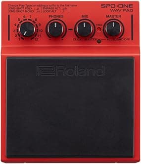 Percussion Electronic Drum Pad, Red (SPD-1W)