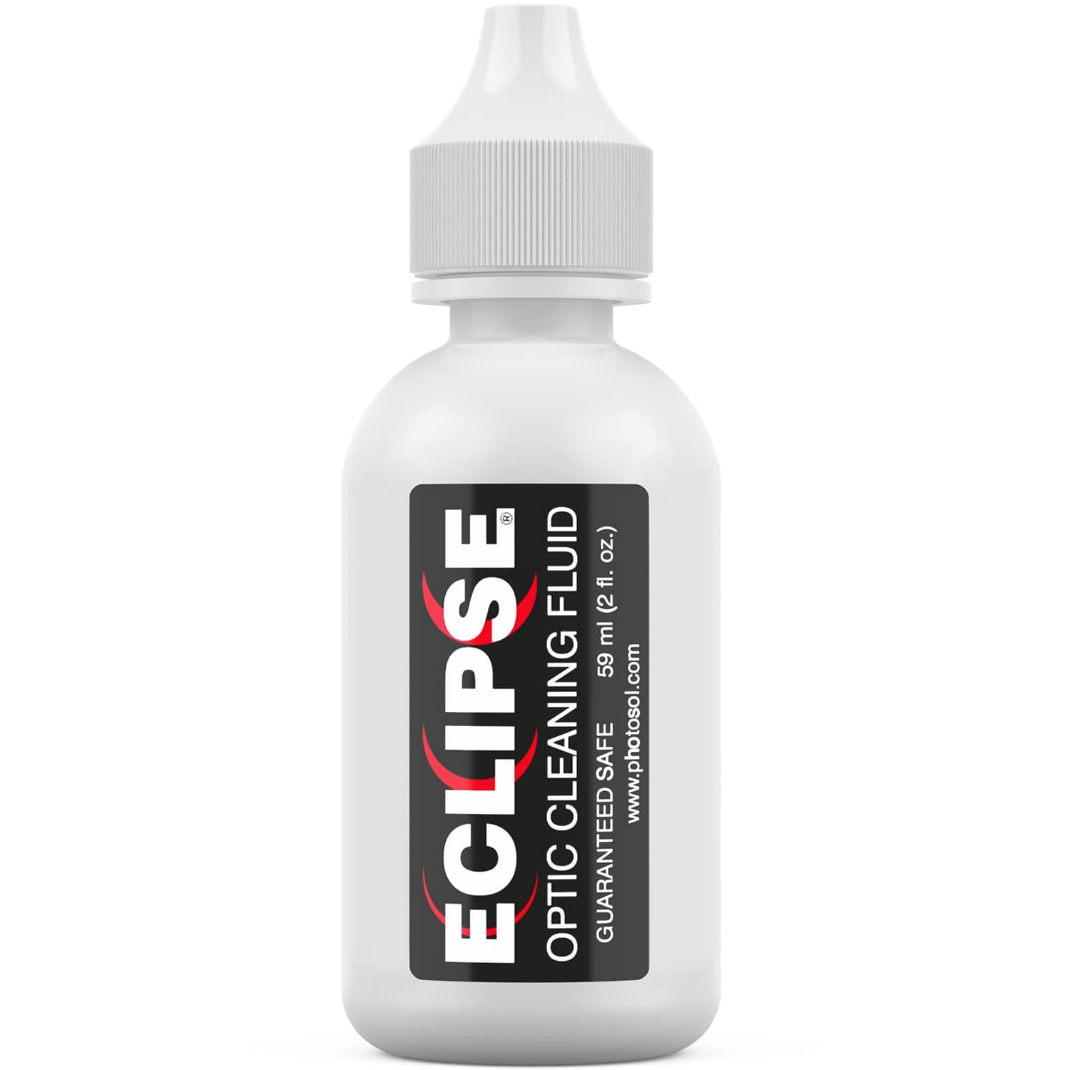 Eclipse Optic Cleaning Solution - Camera Lens and Digital Sensor Cleaner Fluid - Works With All Cameras, Binoculars, And Other Optical Products - Dropper Tip (59ml) - 2oz