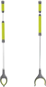 DMI Reacher Grabber Tool for Elderly, Disabled or After Surgery Recovery, Claw Grabber, Reaching Assist Tool, Trash Picker, Hand Gripper, Arm Extension, 43 Inches, Two Handed Twist and Click