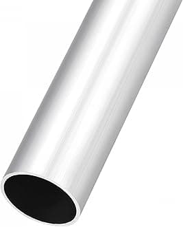 sourcing map 6063 Aluminum Tube (28mm OD x 26mm ID x 300mm L), Aluminum Round Tubing - for Home Furnishing, Machinery, DIY Handicraft