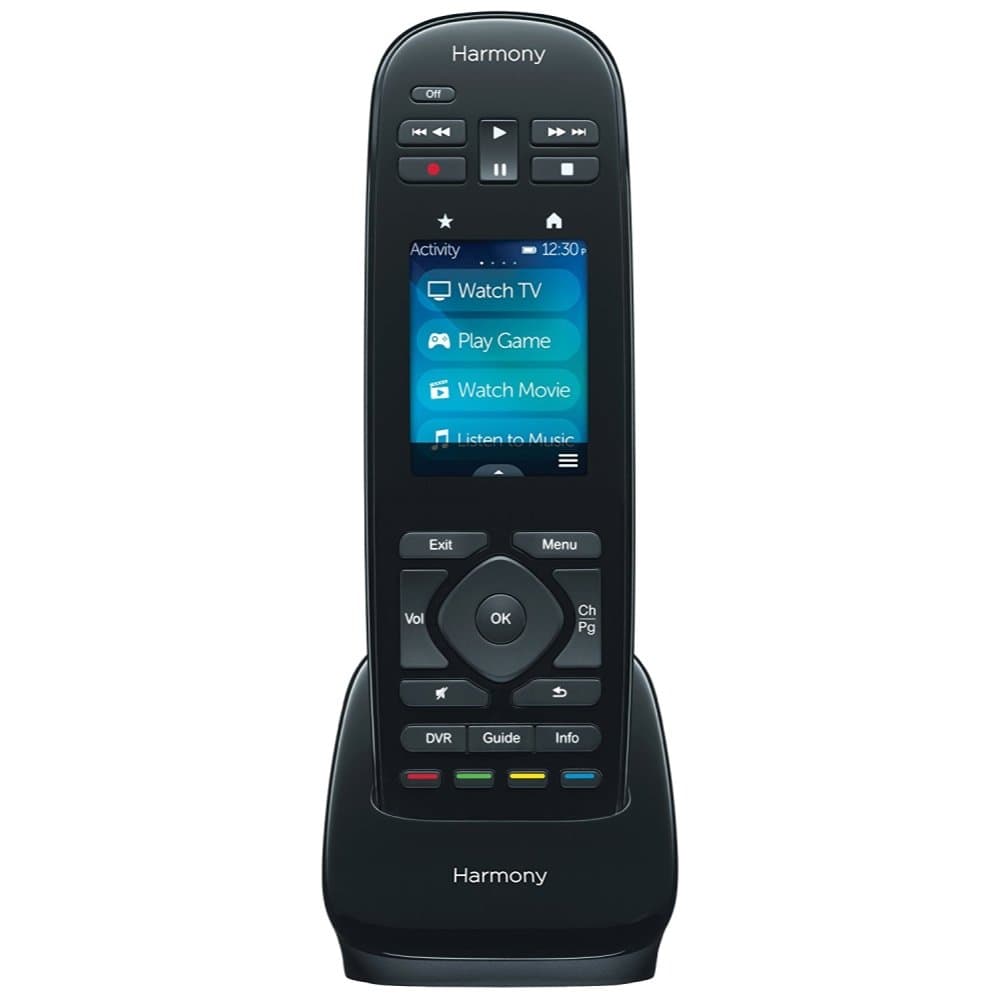 Logitech Harmony Ultimate One IR Remote With Customizable Touch Screen Control, Black (Renewed)