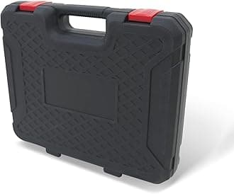 Hantinstom 108-Piece Household Tools Kit Essential Home Repair Set with Plastic Toolbox Ideal for College Students, Home Use & More