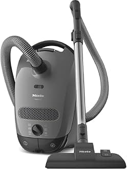 Classic C1 Powerline Bagged Cylinder Vacuum Cleaner with 900W Suction Power and AirClean Filter, Lightweight Design, in Graphite Grey