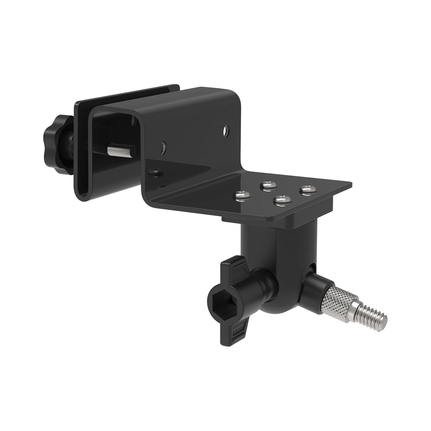 Outdoor Security Camera Gutter Mount, Universally Compatible with Ring, Blink, Eufy, Wyze, Google Nest, Arlo, Simplisafe, and More (Down Version, Black)