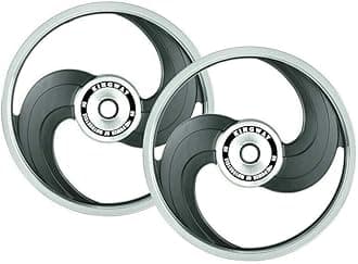 AEspares Fits Royal Enfield Classic Black Alloy Wheel Rim 2 Spoke Set