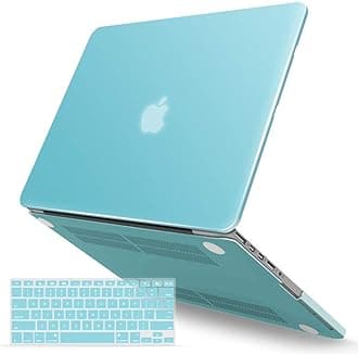 IBENZER Compatible with MacBook Pro 13 Inch Case 2015 2014 2013 end 2012 A1502 A1425, Hard Shell Case with Keyboard Cover for Old Version Apple Mac Pro Retina 13, Serenity Green, R13SRG+1