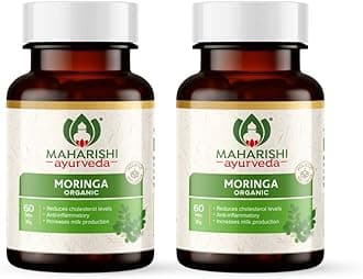 Organic Moringa Tablets | Immunity Booster | 100% Organic | Healthy Digestion & Appetite | Reduces Cholestrol Level & Anti Inflammatory 120 Tablets