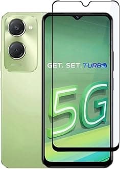 MoCoTech HD+ Edge-to-Edge Tempered Glass for Vivo T3 Lite 5G / Y18 4G / Y18E 4G / Y03 4G – Full Screen Protector Guard, 9H, Anti-Scratch, Case Friendly, Ultra Clear with Easy Installation Kit