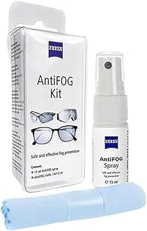 ZEISS Fog Defender System Anti-Fog Spray for Glasses ââ‚¬â€œ 1 spray bottle and 1 microfiber cloth