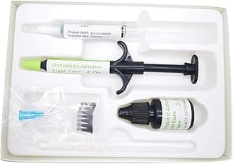 Ortho-Bonding Green Glue Dental Orthodontic Brackets Glue Braces Bonding Light Cure Adhesive Kit (Mini)