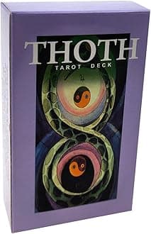 78Pcs/Set Tarot Cards Deck Board Future Telling Divination Game English Edition Thoth SN07408