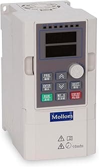 MOLLOM VFD 220V 4KW 5HP 16A Single or Three Phase Input to 3 Phase 0-3000Hz Output Variable Frequency Drive Control Inverter for Spindle Motor CNC Speed Control